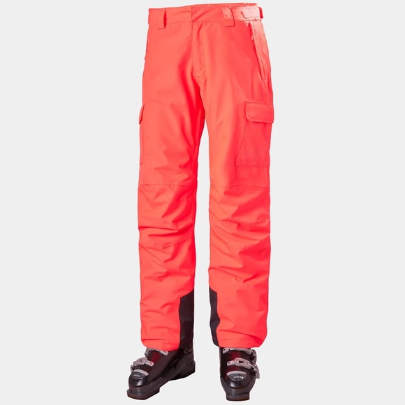 Women’s Switch Cargo Insulated Ski Pants – Small, Neon Coral - Picture 1 of 6